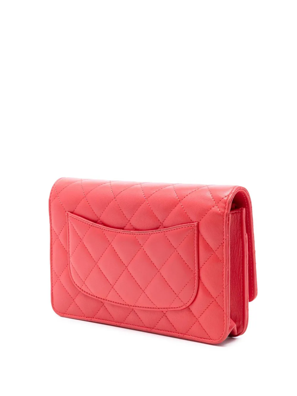 2019 Cc Quilted Lambskin Wallet On Chain Crossbody Bag