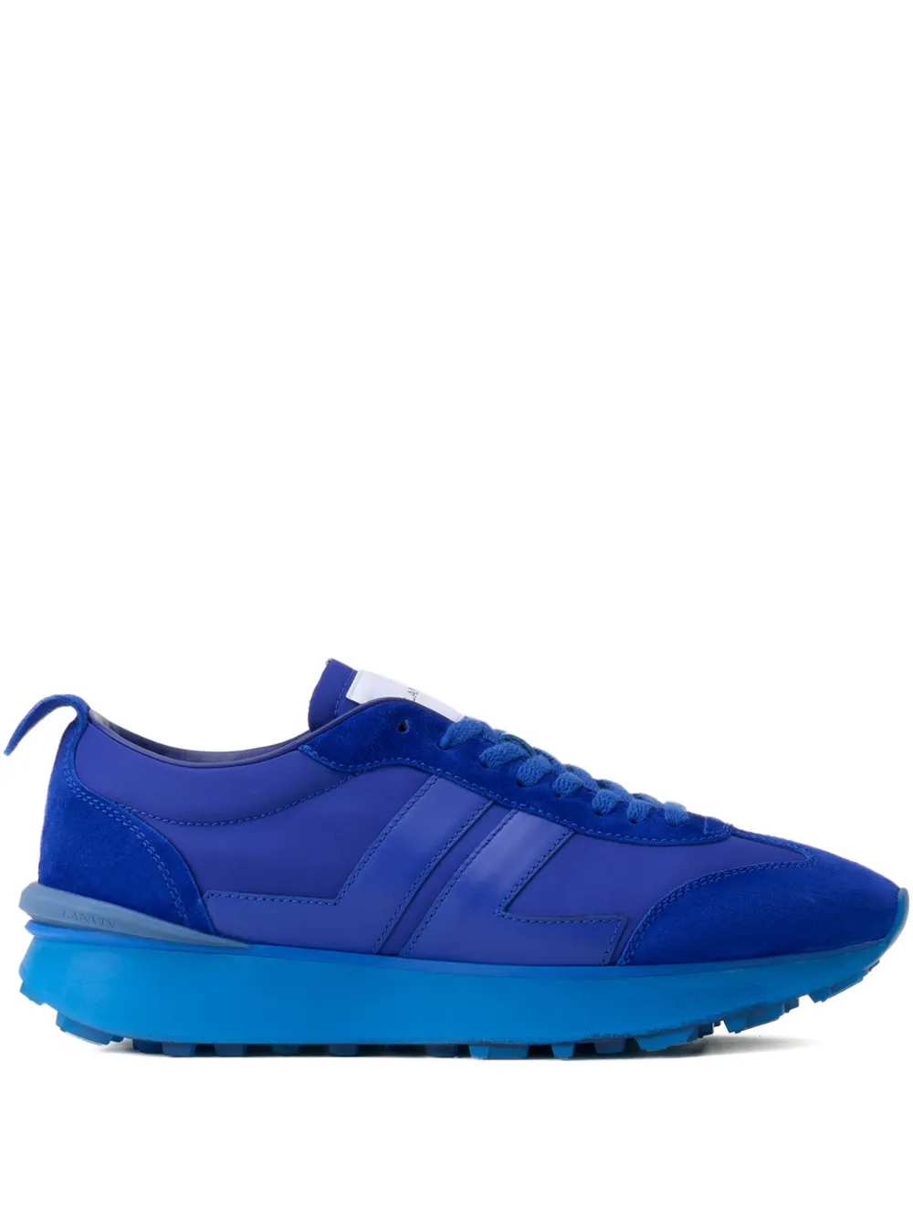 Lanvin Bumpr panelled sneakers Blauw
