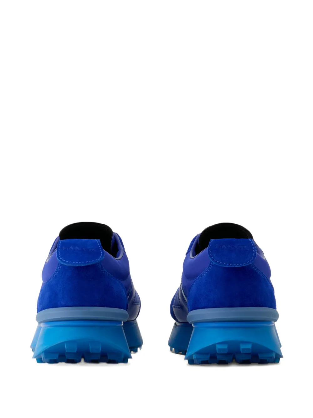 Lanvin Bumpr panelled sneakers Blauw