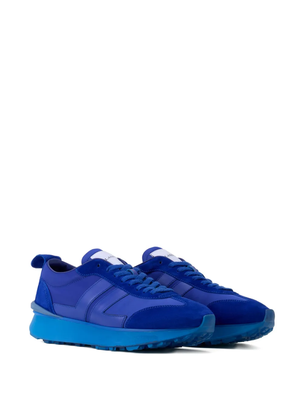 Lanvin Bumpr panelled sneakers Blauw