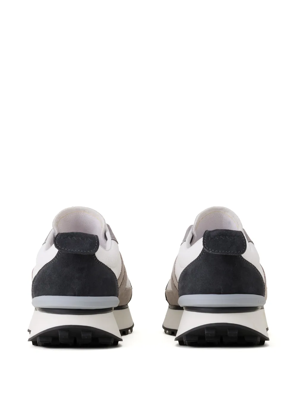 Lanvin Bumper sneakers met suède vlakken Wit