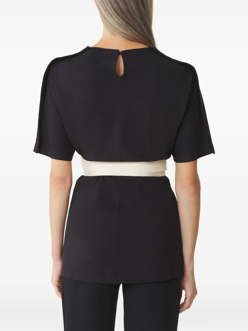 Lanvin Top met strikdetail Zwart
