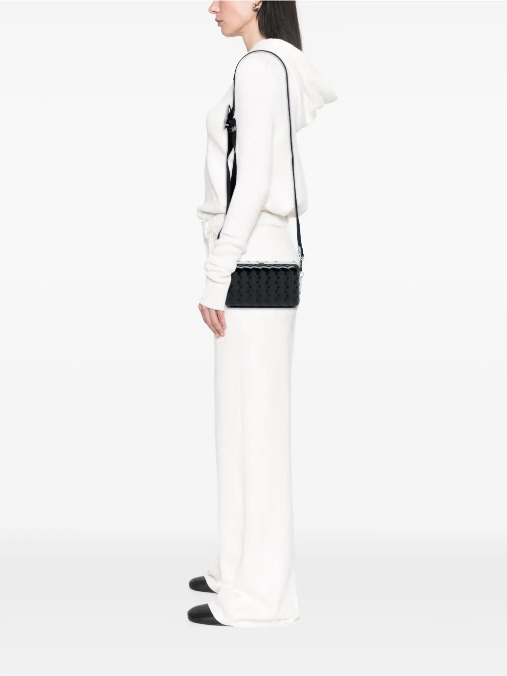 Bottega Veneta Pre-Owned 2012-2025 Spazzolato Intrecciato Box Messenger Bag crossbody bag | Pre-Owned | Image 2