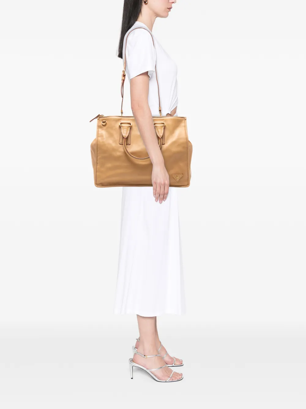 Prada Pre-Owned 2010-2025 Soft Calf satchel | Pre-Owned | Image 2