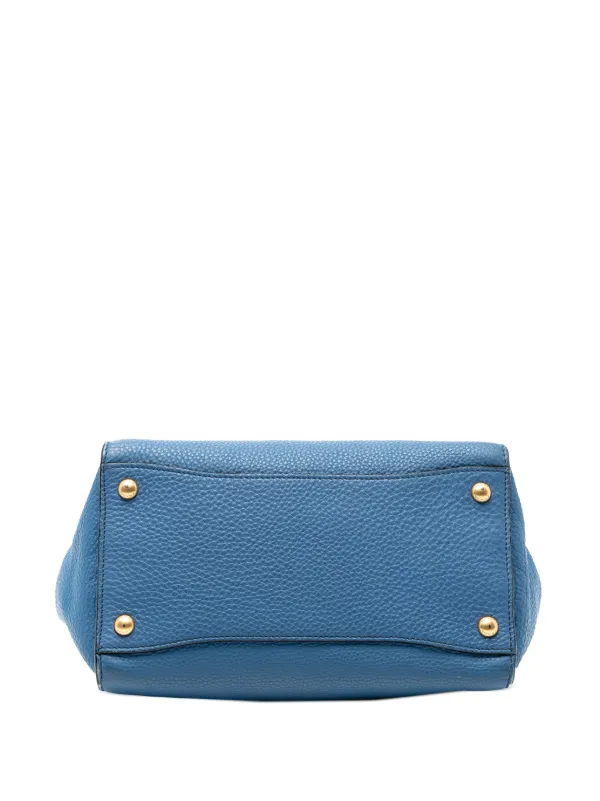 Prada Vitello Daino Easy Sound Lock Shoulder Bag | Prada  Pre-Loved Prada Vitello Daino Sound Lock Satchel main image 2
