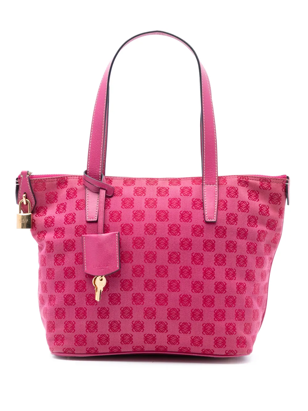 Loewe Pre-Owned Borsa tote Anagram in tela 2010 - Rosa