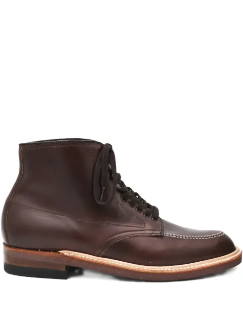 Alden lace-up stitched boots