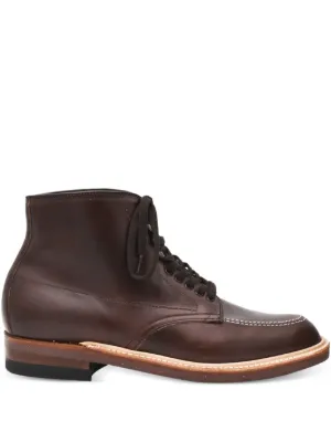Brunello Cucinelli レースアップ レザーブーツ | ブラウン | FARFETCH JP