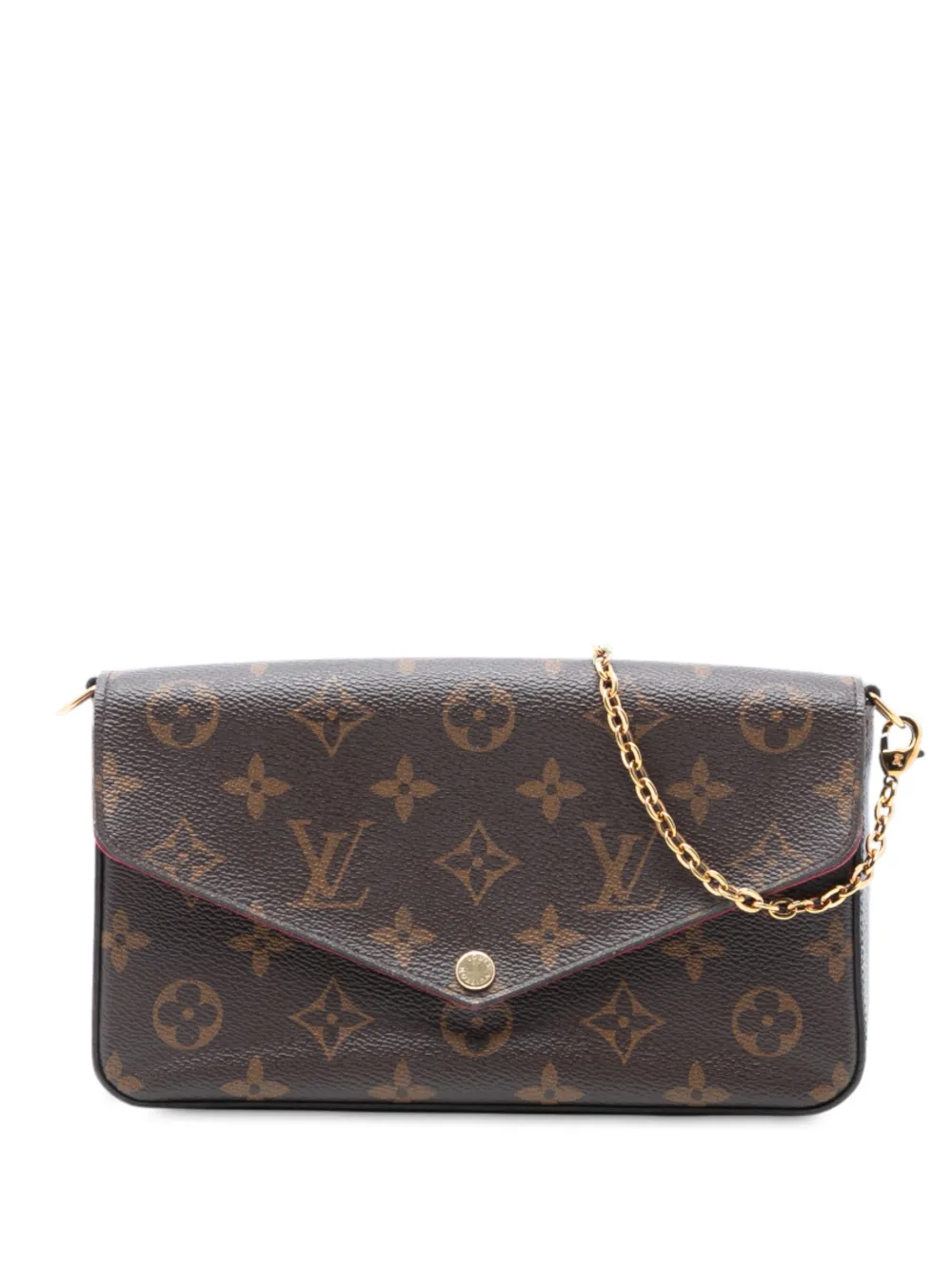 Louis Vuitton Pre-Owned Borsa a tracolla Felicie con monogramma 2019 - Marrone