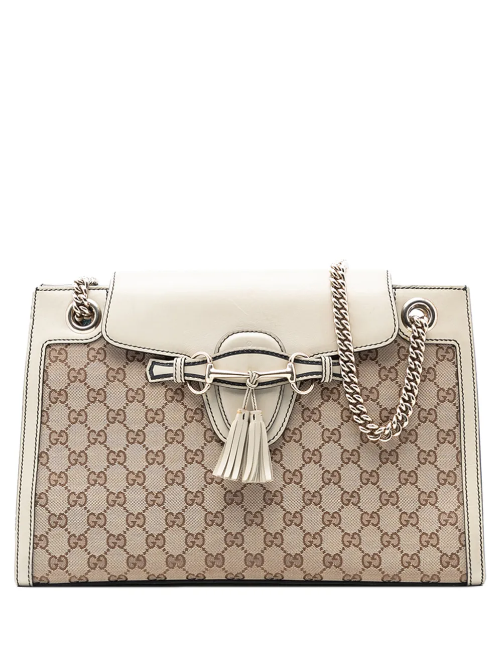 Gucci Pre-Owned Borsa a spalla Emily grande in tela GG 2016-2025 - Marrone