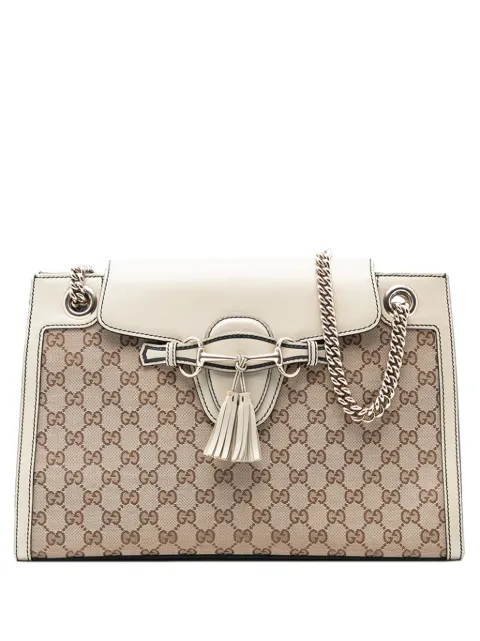 Gucci Pre-Owned 2016-2025 Large GG Canvas Emily shoulder bag