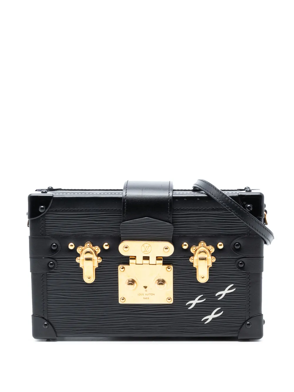 Louis Vuitton Pre-Owned 2017 Epi Petite Malle Umhängetasche - Schwarz