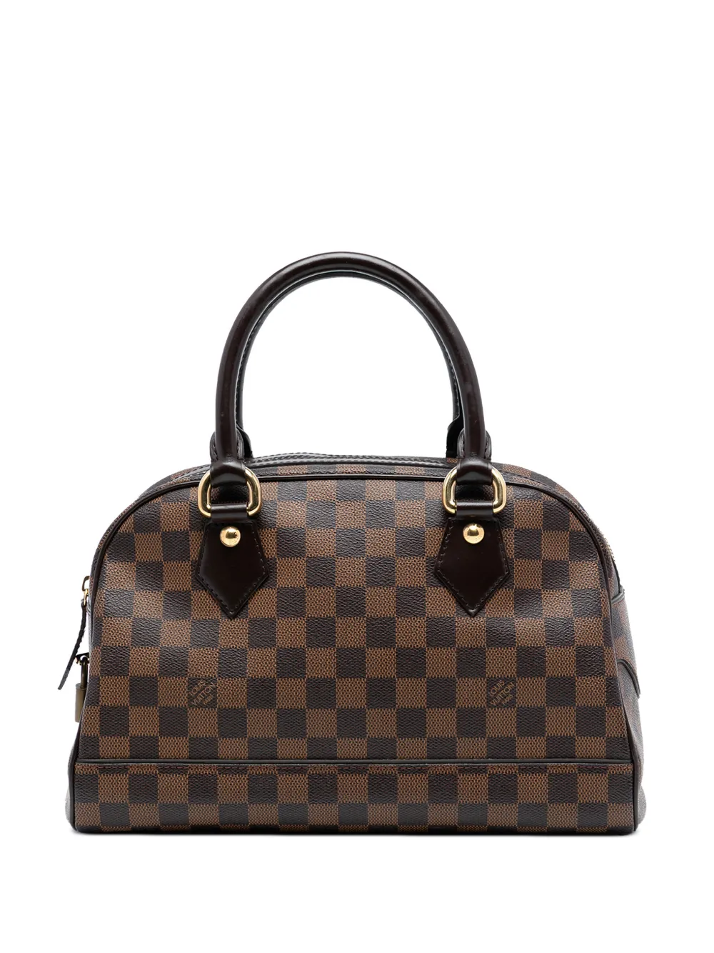 Louis Vuitton Pre-Owned Borsa a mano Duomo in tela Damier Ebène Duomo 2010 - Marrone