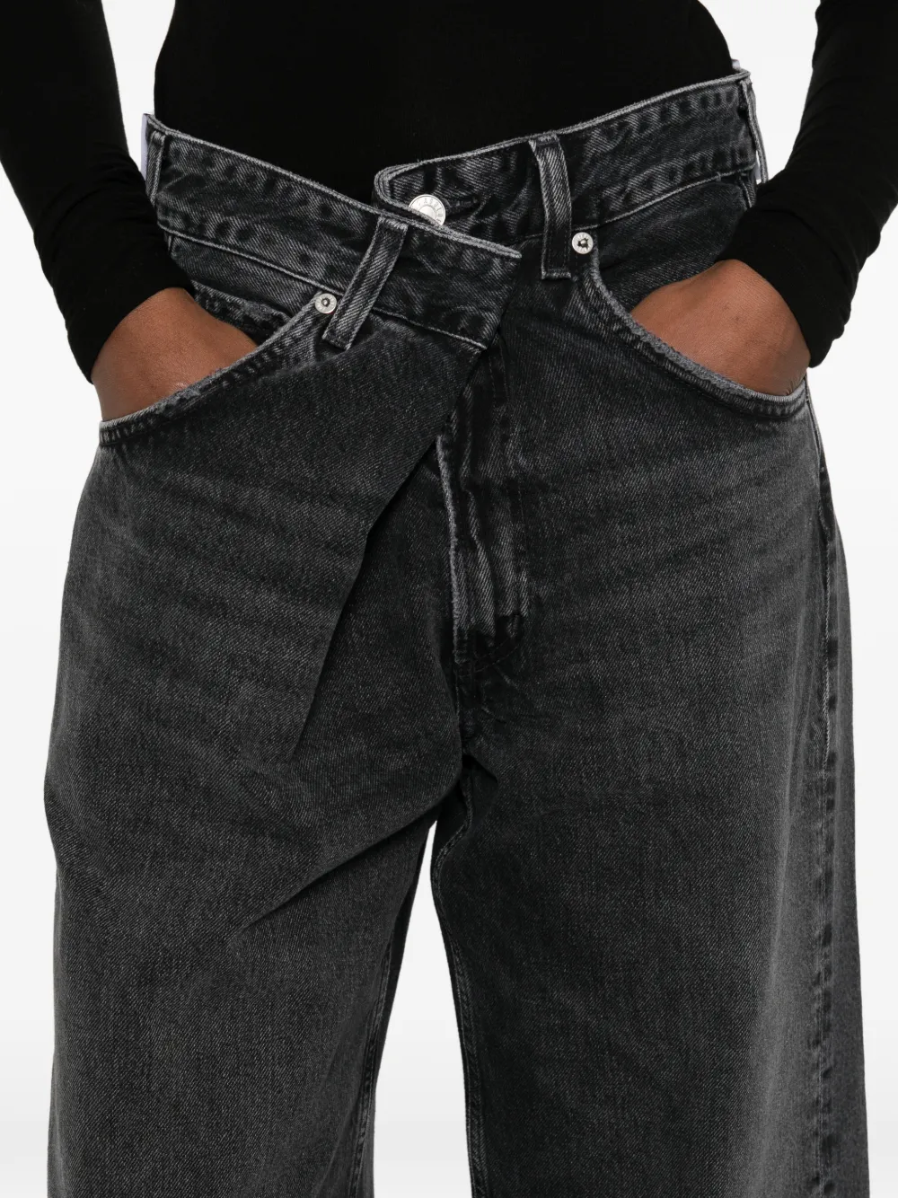 AGOLDE Vana jeans Zwart