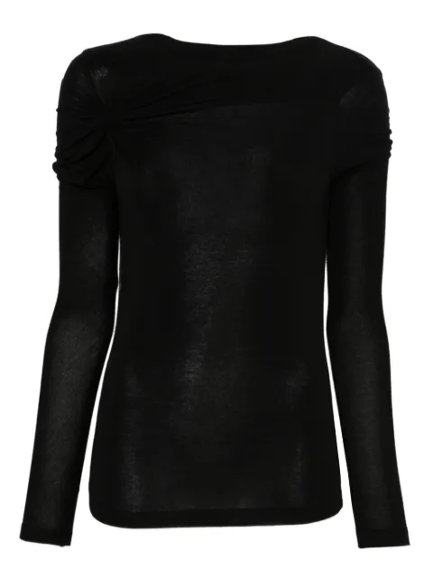 AGOLDE Lissa twisted long-sleeve top