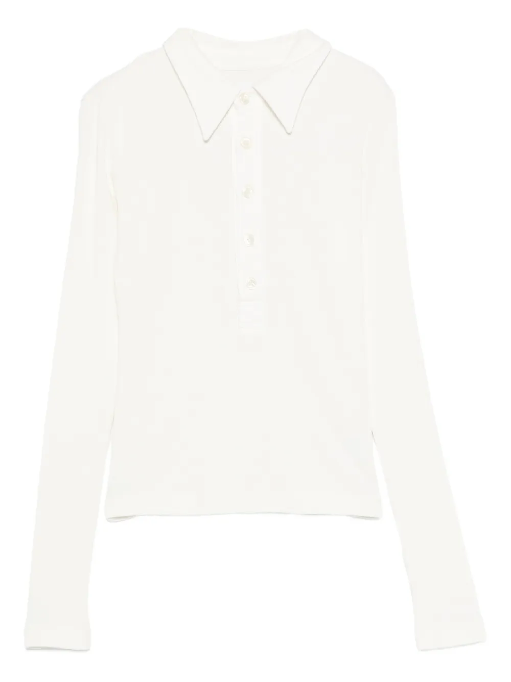 Citizens of Humanity long-sleeve polo top - Bianco