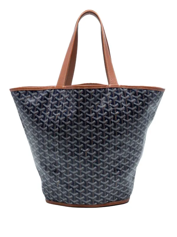 専用ゴヤール　ベラーラMM ネイビー　国内正規ブティック販売品リバーシブルトート Goyard Pre-Owned 2017 ゴヤールディン リバーシブル ベラーラ トート