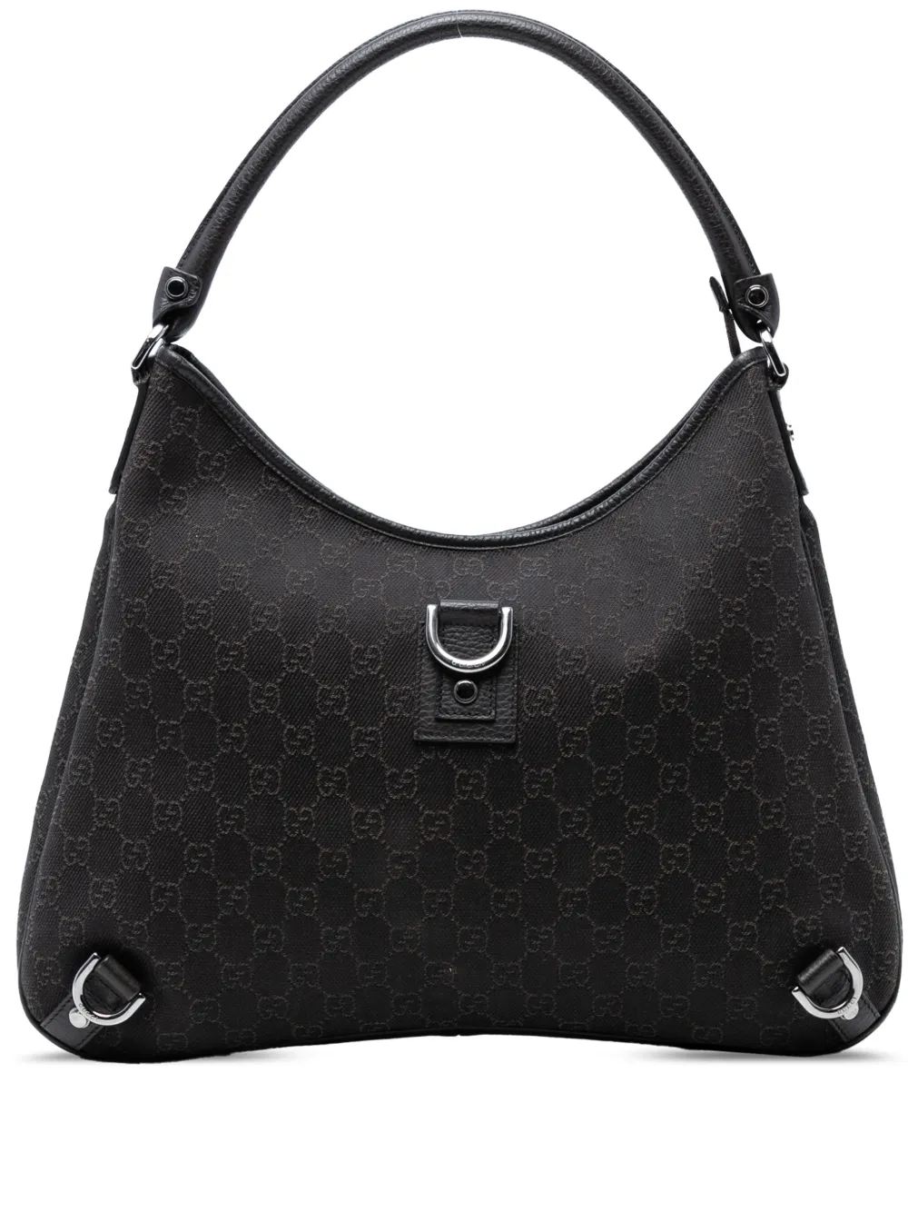 Gucci Pre-Owned Borsa a spalla Abbey D-Ring denim 2016-2025 - Marrone