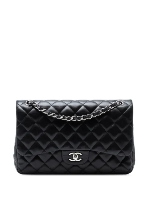 CHANEL Pre-Owned 2011 Jumbo Classic Lambskin Double Flap shoulder bag