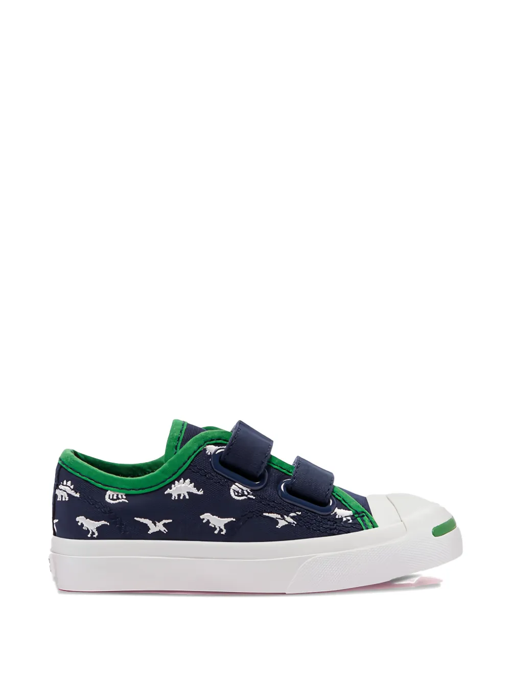 Converse Kids Sneakers met klittenband en dinosaurusprint Blauw
