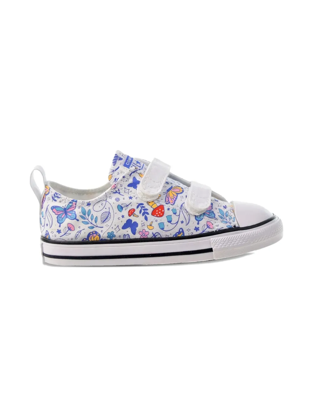 Converse Kids Chuck Taylor All Star 2v Ox floral-print sneakers - Wit