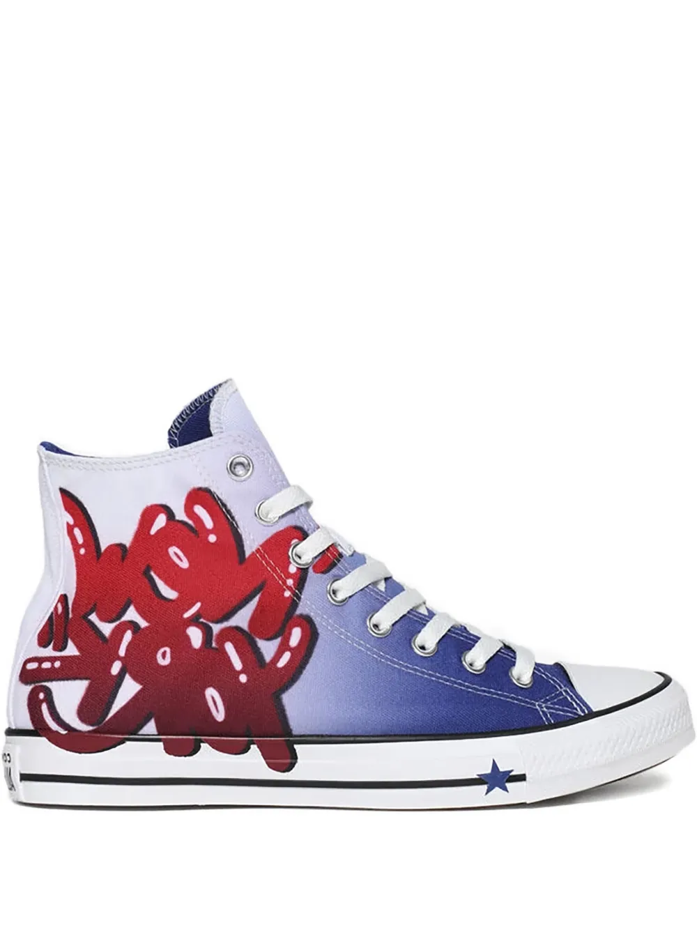 Converse Chuck Taylor New York Graffiti hi-top sneakers - Blu