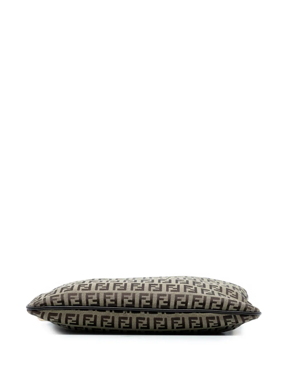 Fendi Pre-owned 2010-2025 Zucchino Canvas Crossbody Bag in Brown, view 4