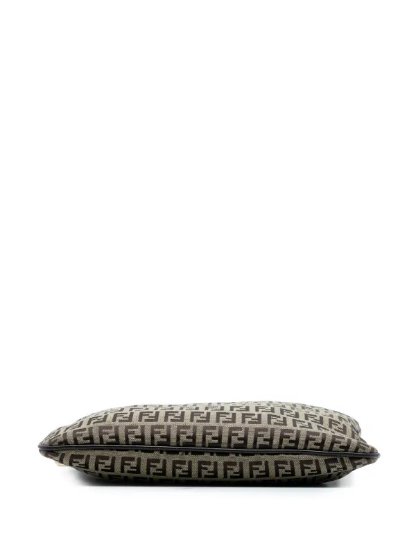 Fendi Pre-Owned 2010-2025 Zucchino Canvas Crossbody Bag  display picture 3