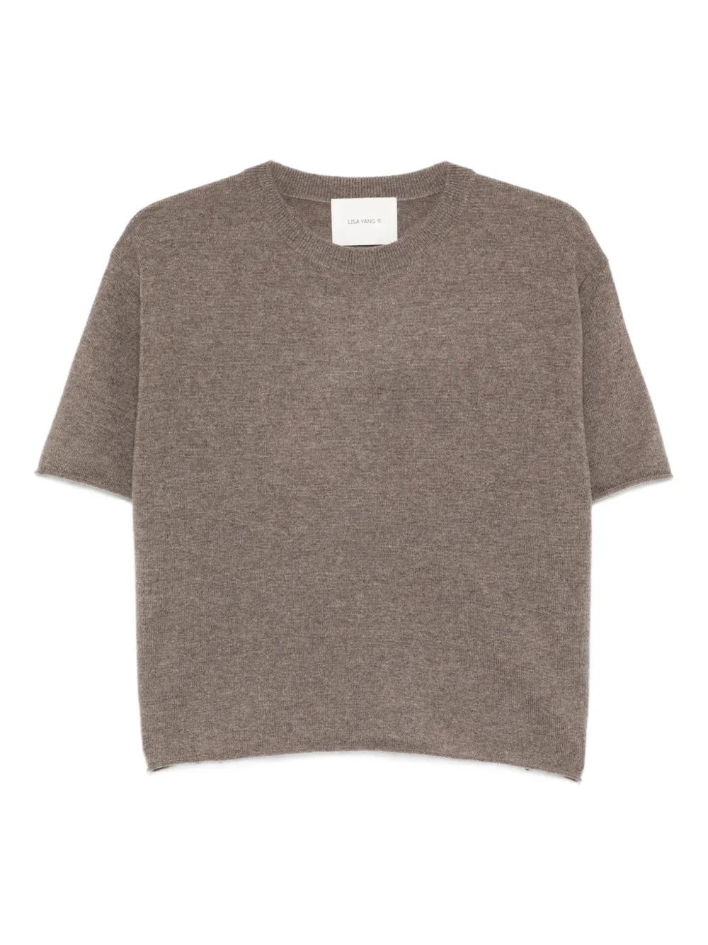 Lisa Yang Cila crewneck T-shirt | Brown | Image 1