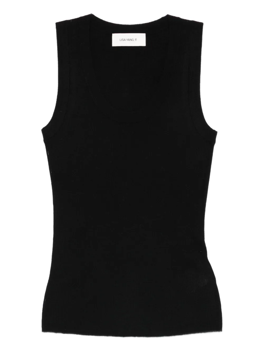 Lisa Yang Ina ribbed top | Black | Image 1
