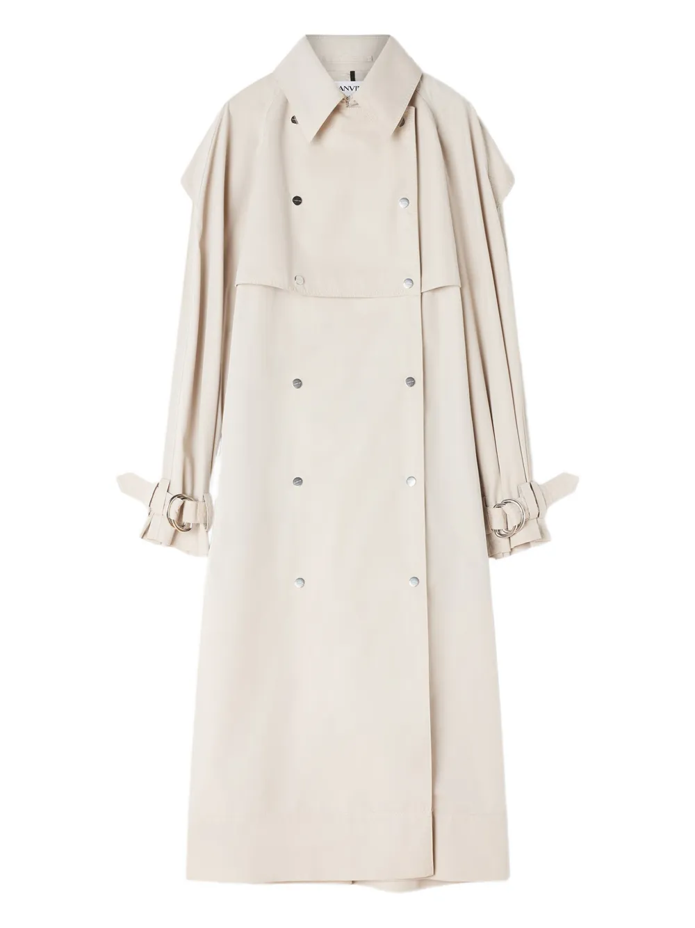 Lanvin Cappotto doppiopetto con cintura - Toni neutri