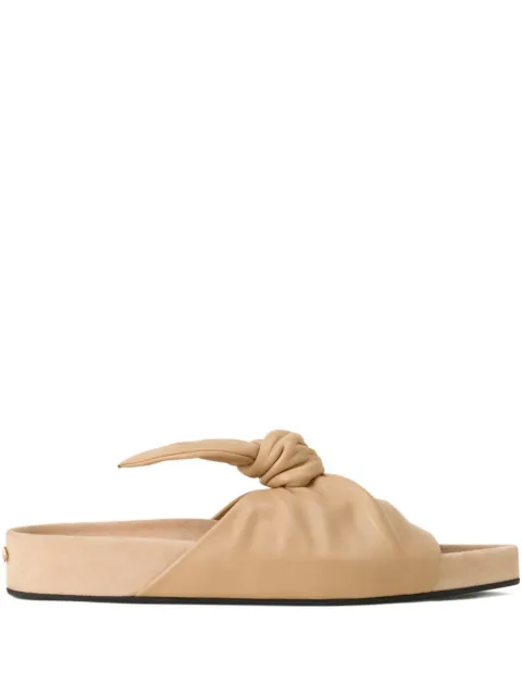 Lanvin sandaler med knutdetalj