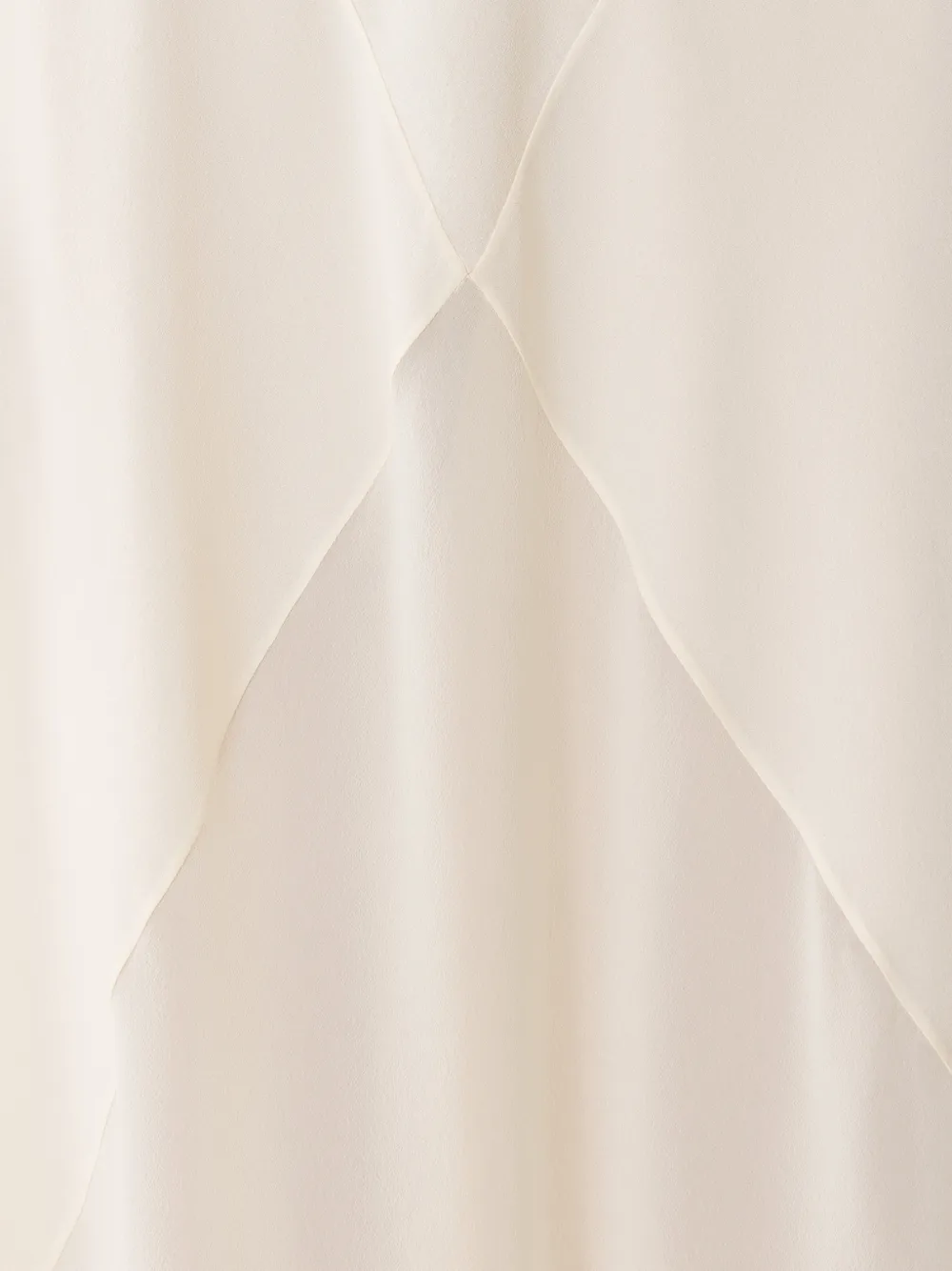 ruffled V-neck maxi dress
