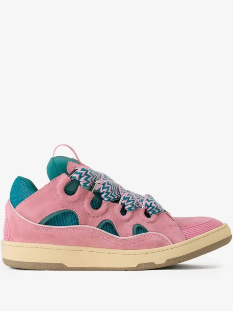 Lanvin Curb 镂空系带运动鞋