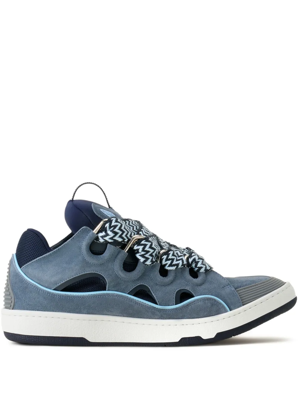 Lanvin Curb sneakers met uitgesneden details Blauw