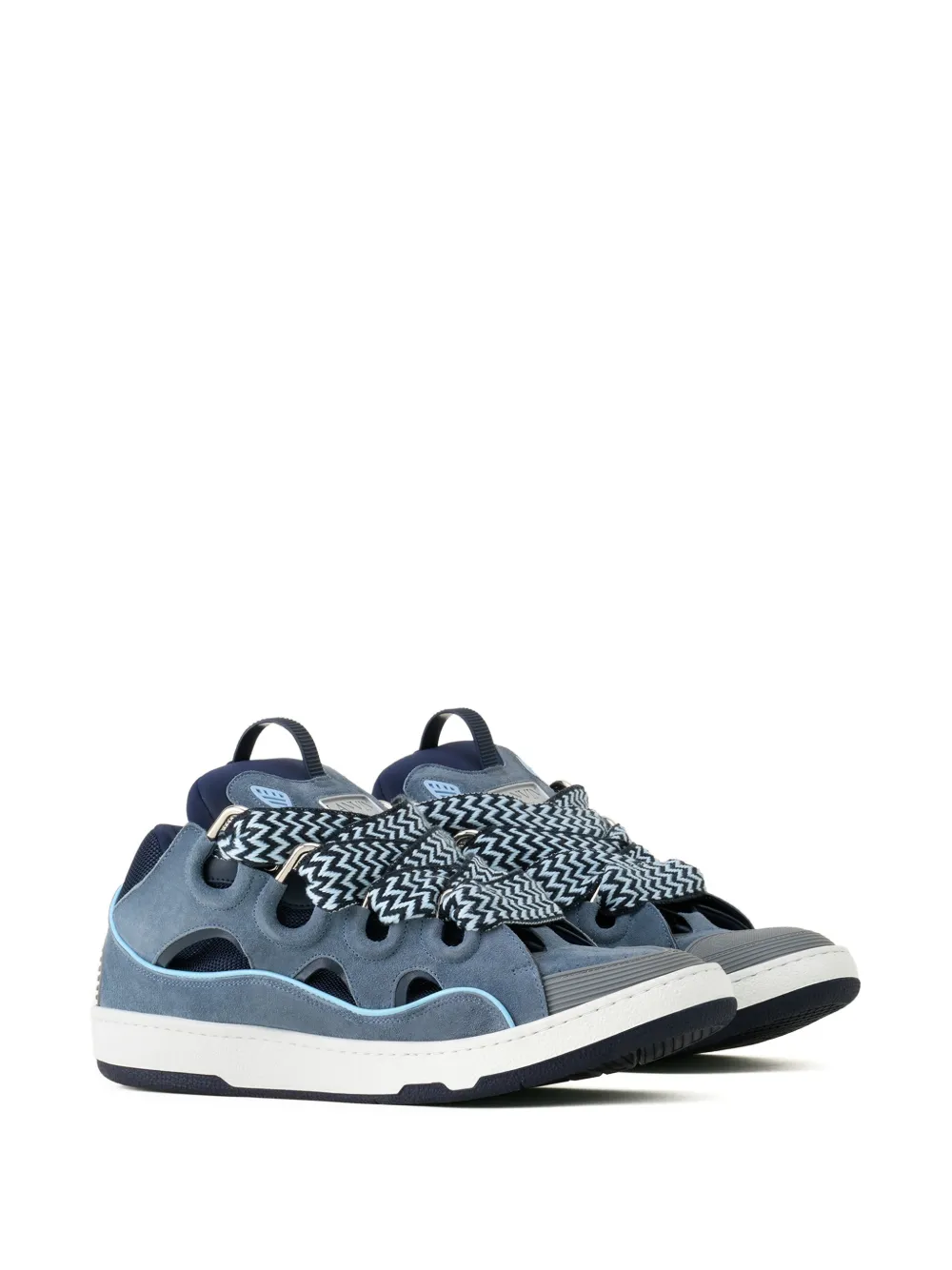 Lanvin Curb sneakers met uitgesneden details Blauw