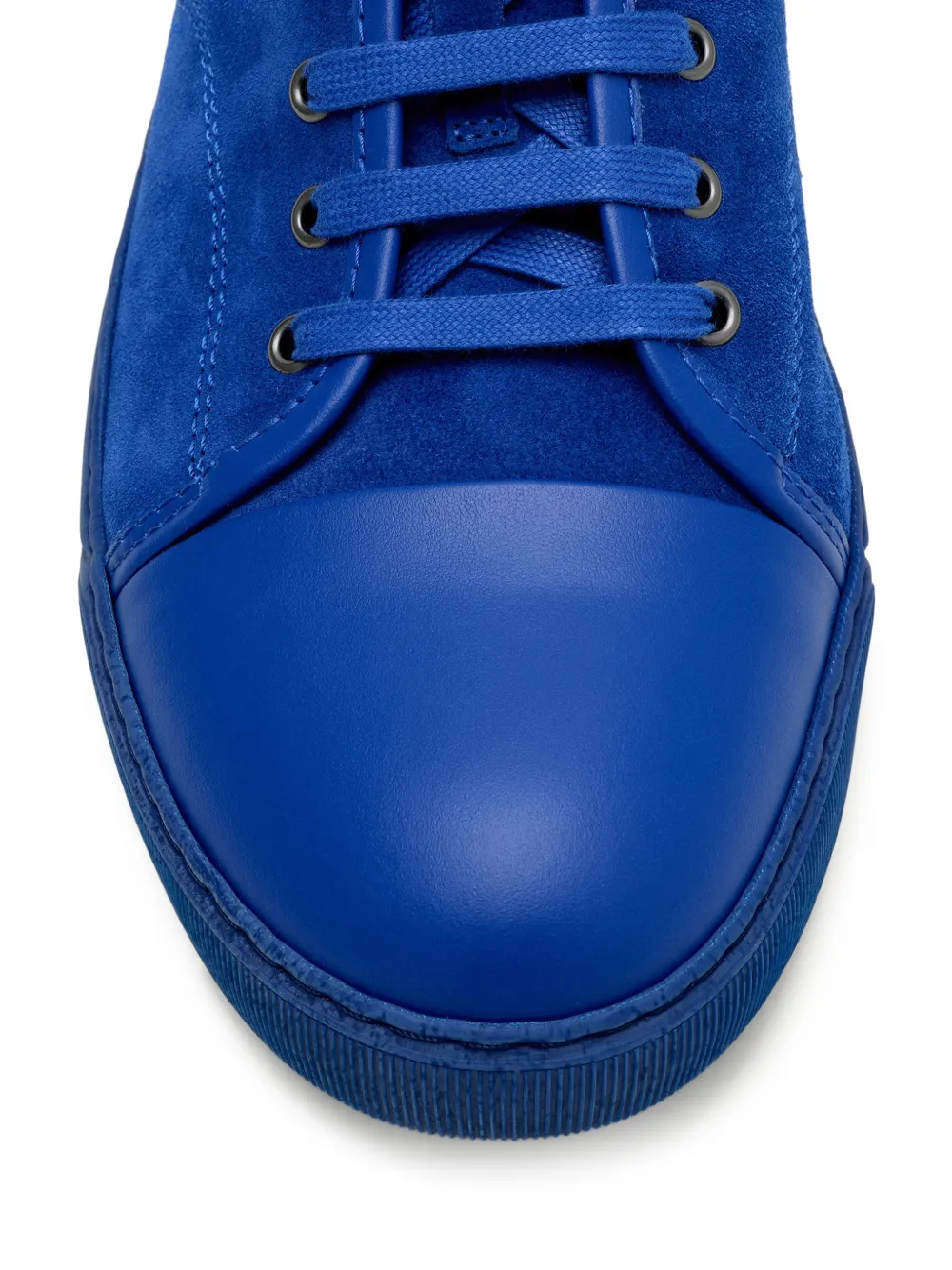 Lanvin Sneakers met veters en neus Blauw