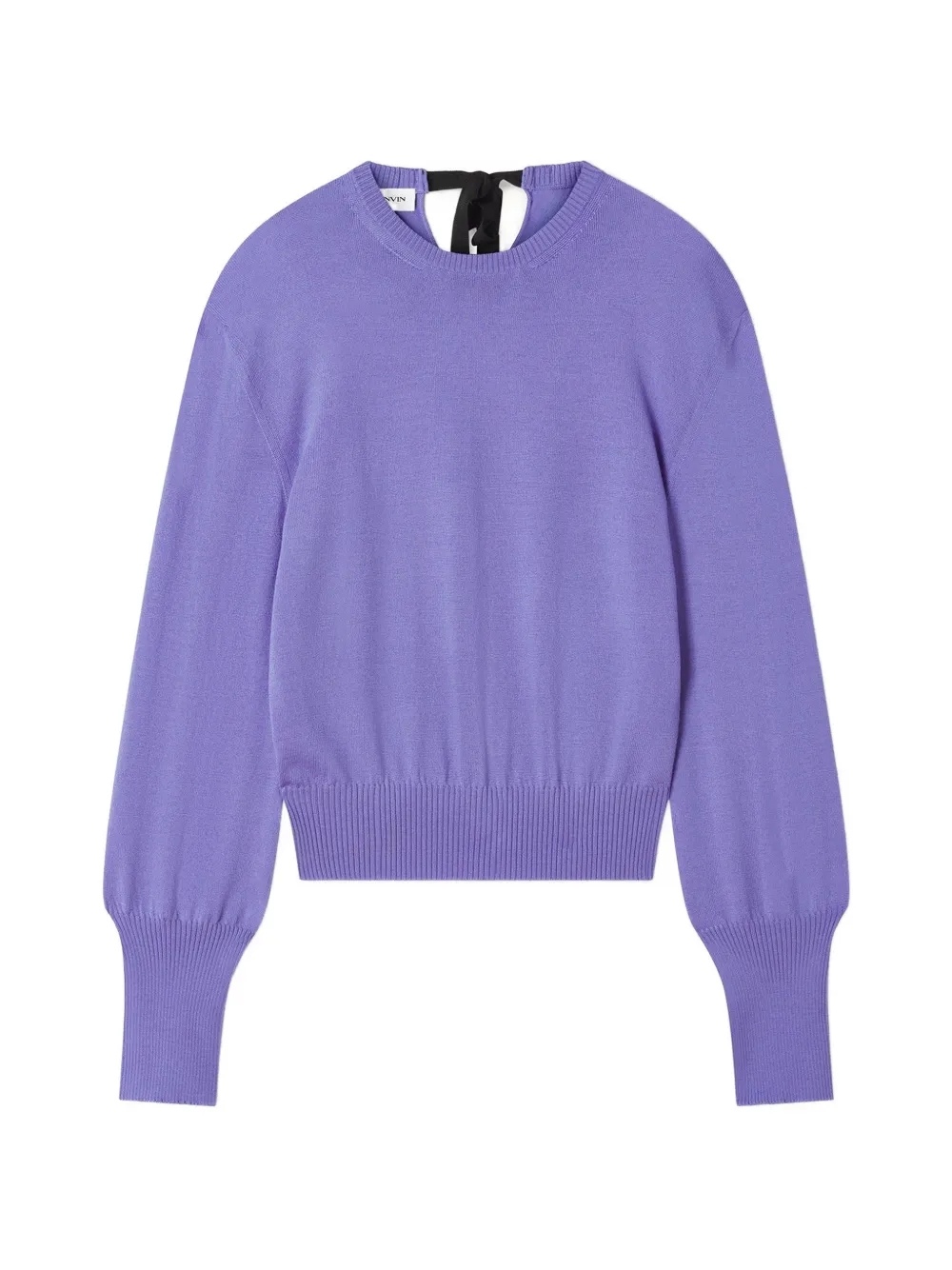 Lanvin Trui met lintdetail Paars