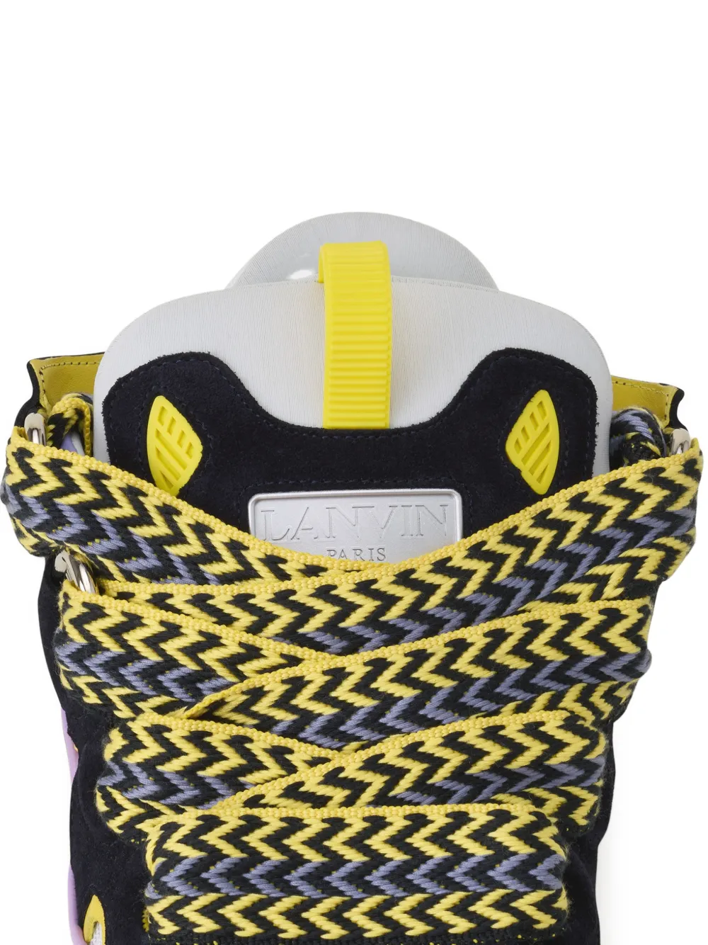 Lanvin Curb gevlochten sneakers Blauw