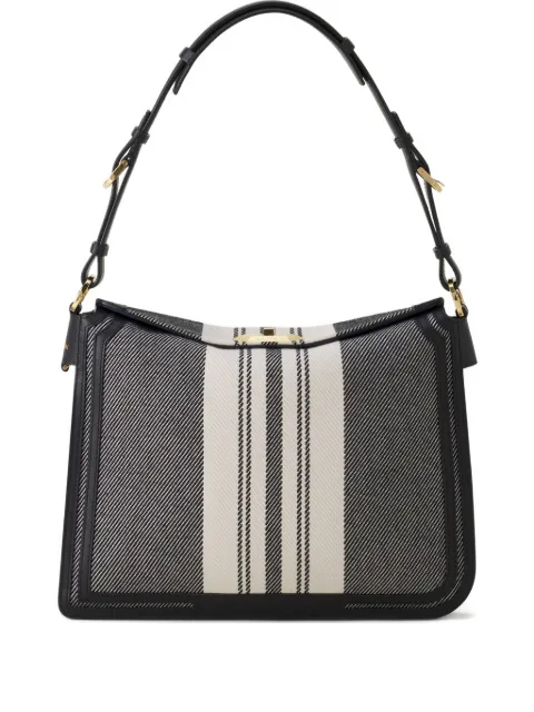 Lanvin Compagnon striped shoulder bag