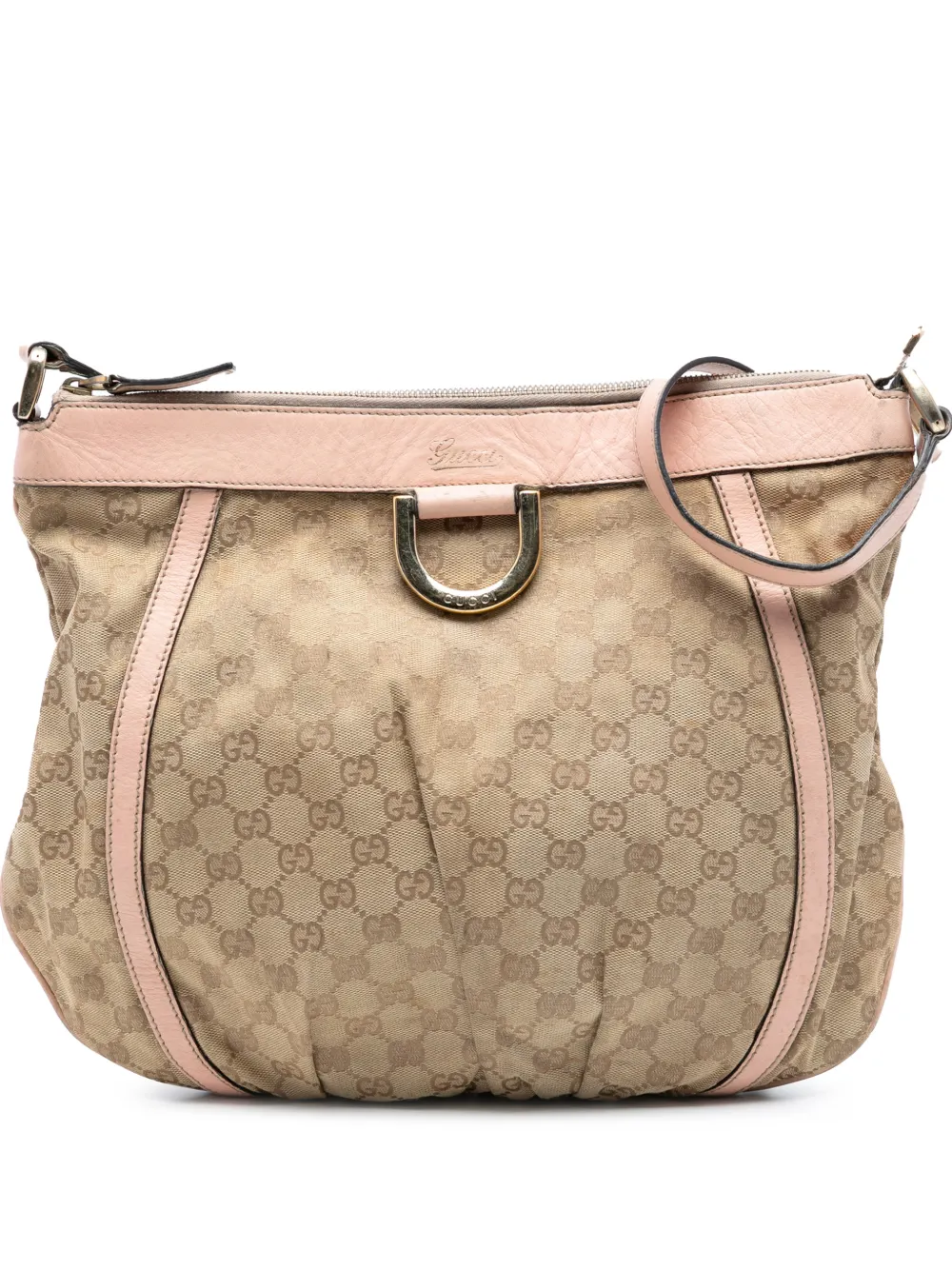 Gucci Pre-Owned 2016-2025 GG Canvas Abbey D Ring crossbody bag - Pink