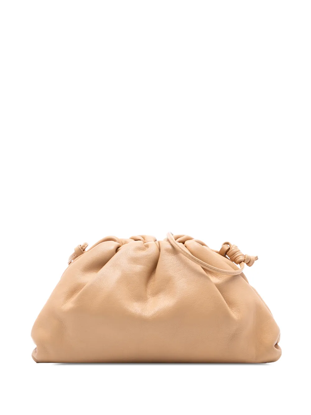 Bottega Veneta Pre-Owned Borsa a tracolla The Mini Pouch in pelle di agnello 2012-2025 - Marrone