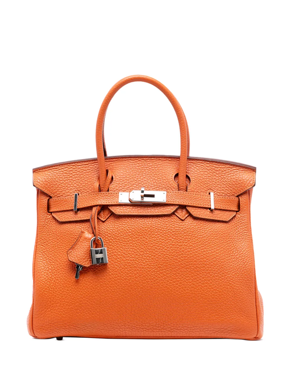 Hermès Pre-Owned 2009 Togo Birkin Retourne 30 handbag - Orange