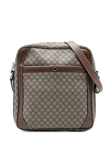 Gucci Pre-Owned 2016-2025 Diamante Coated Canvas Zip crossbody bag