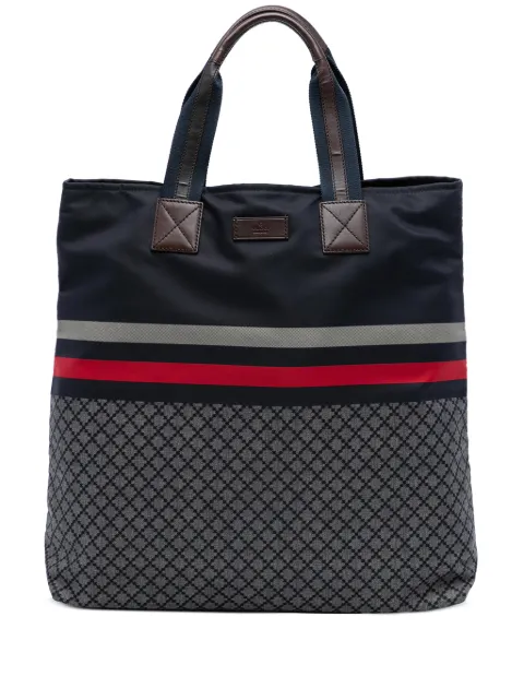 Gucci Pre-Owned 2016-2025 Diamante Web Nylon tote bag