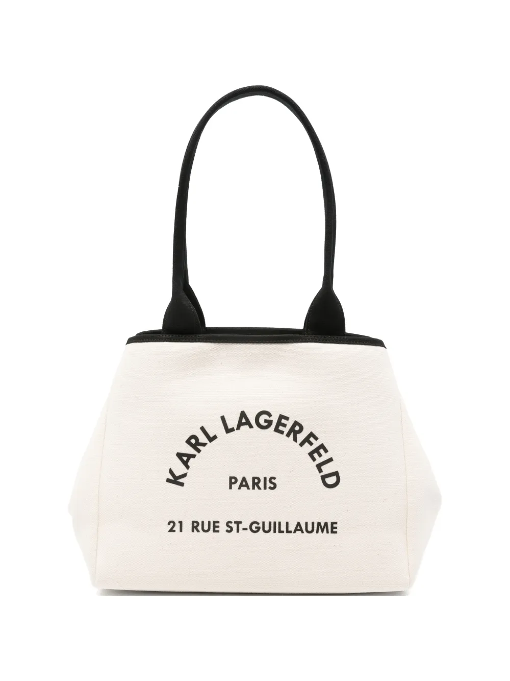 Karl Lagerfeld logo-print tote bag - Toni neutri