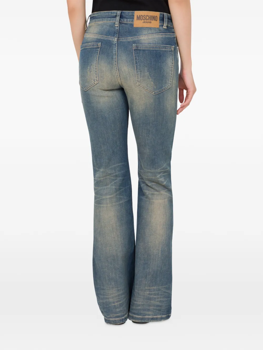  Moschino Jeans Five Pockets Flared Jeans - Blue 