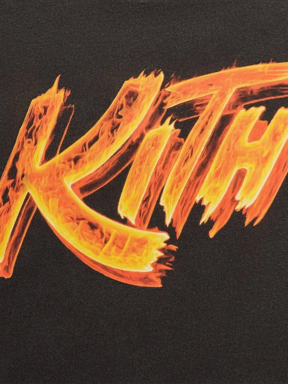 KITH flame graphic sweatshirt - Zwart