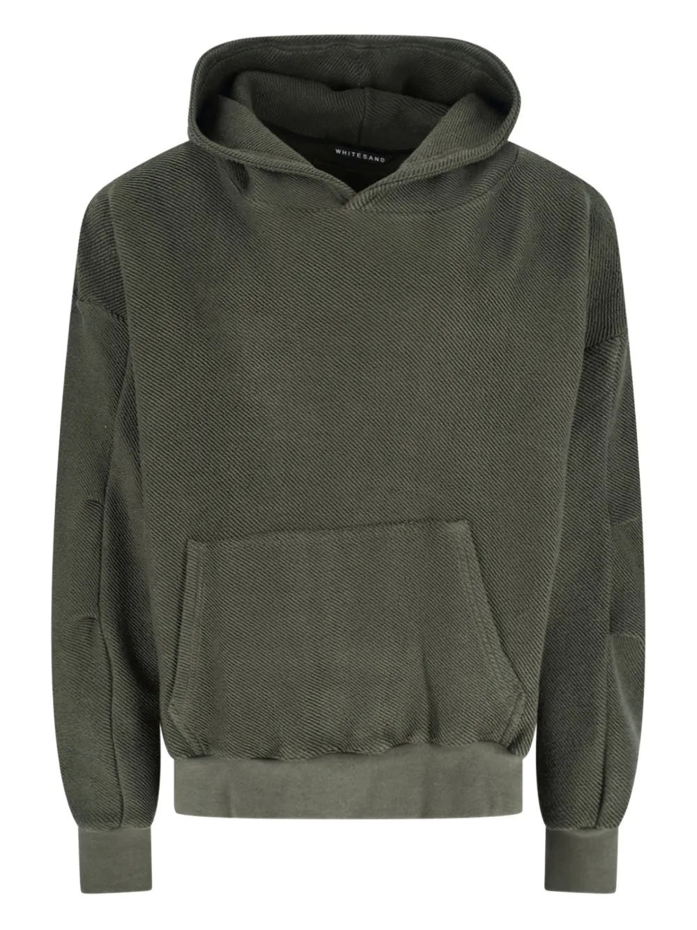 White Sand kangaroo-pocket sweatshirt - Verde