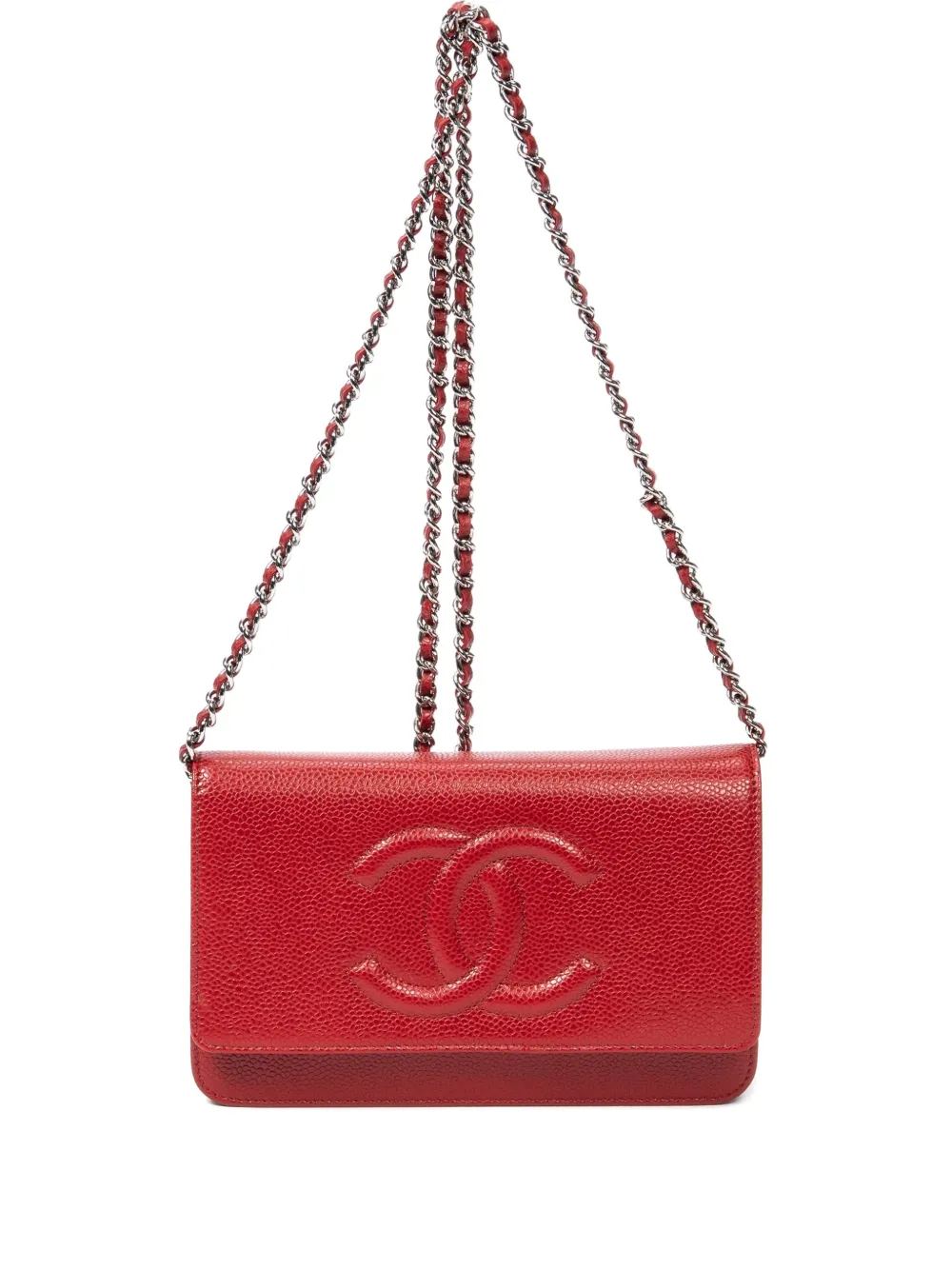 CHANEL Pre-Owned Borsa a tracolla Timeless goffrata - Rosso